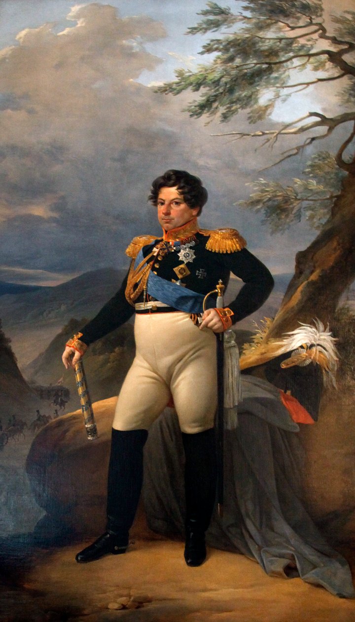 Greve Ivan Ivanovich Diebitsch-Zabalkansky, tyskfödd rysk soldat, 1800-talet av Pyotr Basin