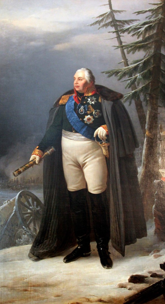 Mikhail Kutuzov, rysk soldat, 1833-1834 av Pyotr Basin