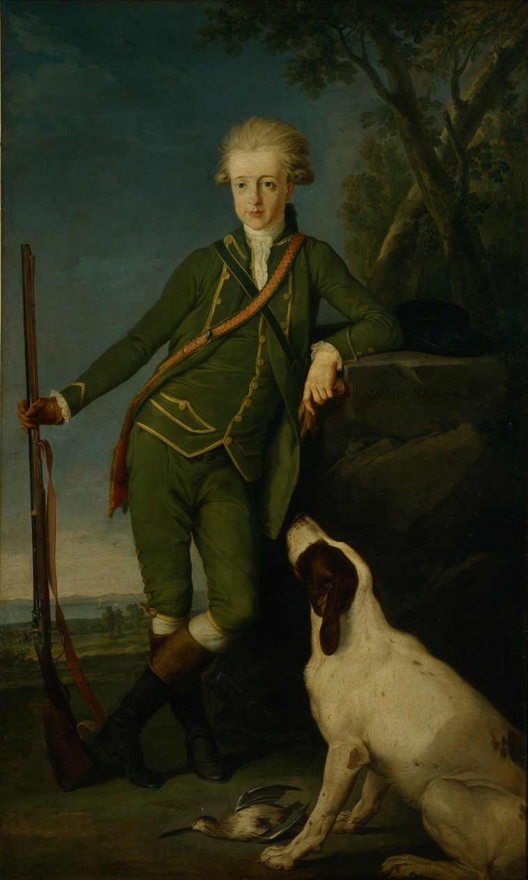 Porträtt av greve Nikita Petrovich Panin 1770-1837 som barn, av Pyotr Ivanovich Sokolov