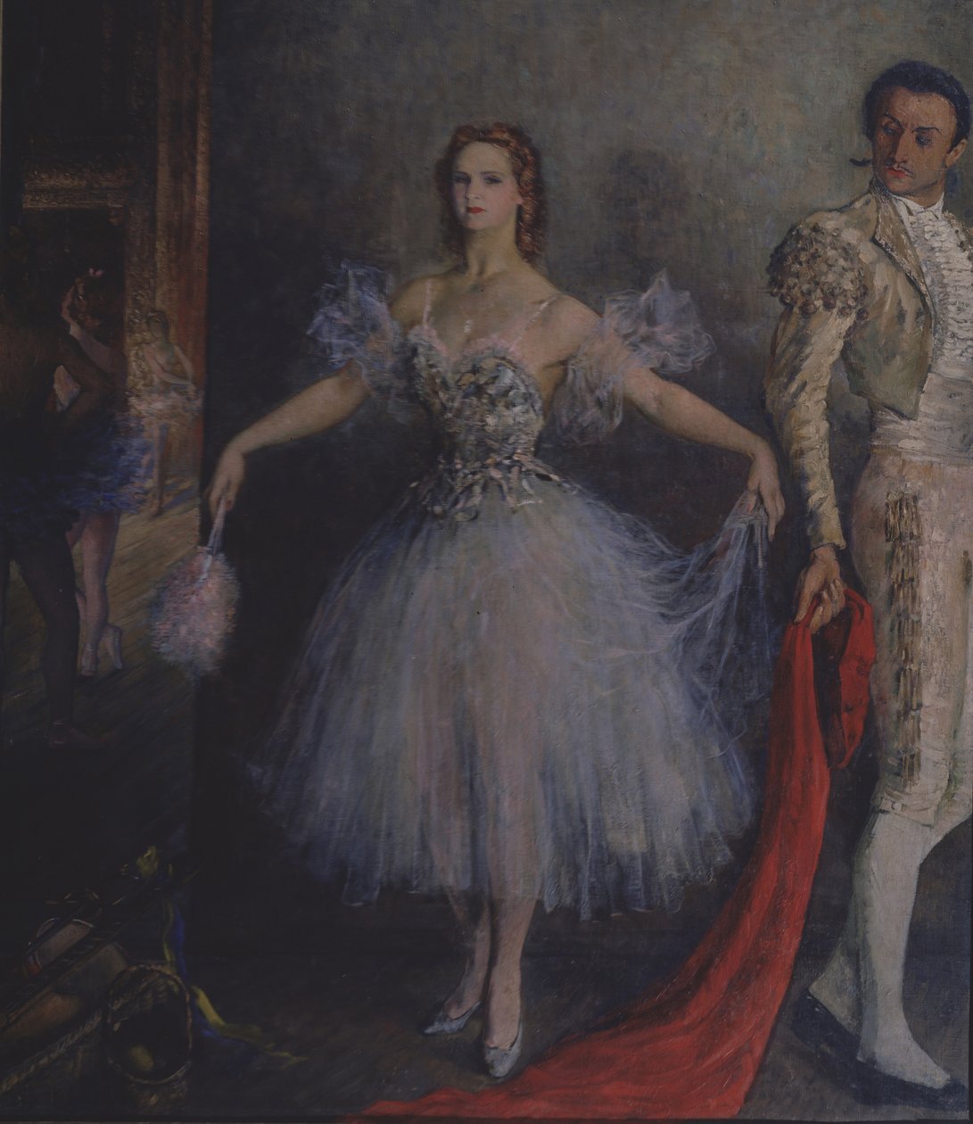 Porträtt av balettdansösen Marina Semyonova som Carmen av Pyotr Vladimirovich Williams