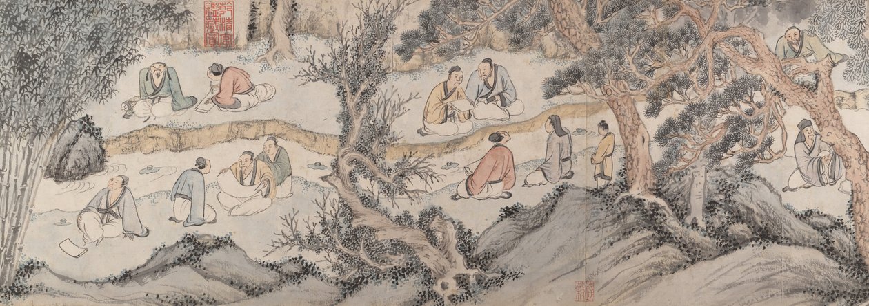 Samling vid Orchid Pavilion, daterad till 1560. av Qian Gu