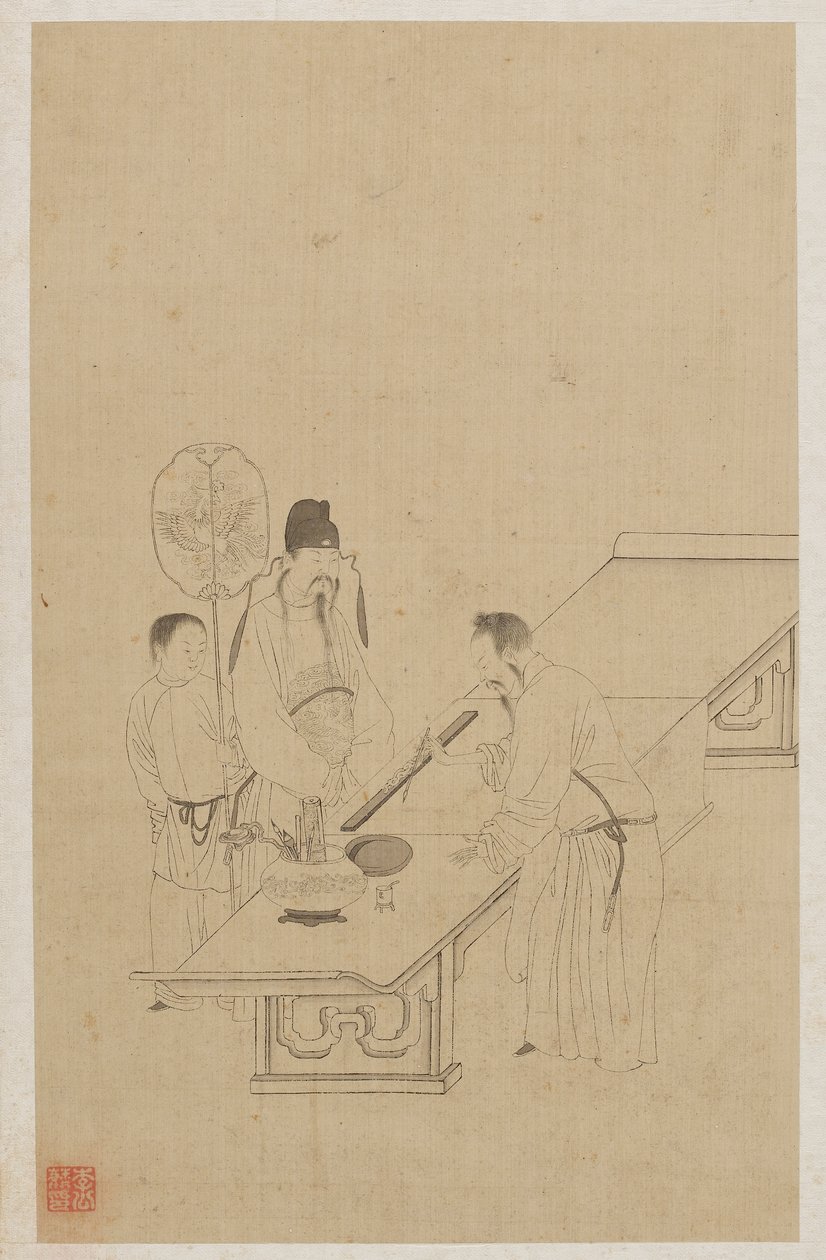 Siffror av Qing Dynasty Chinese School