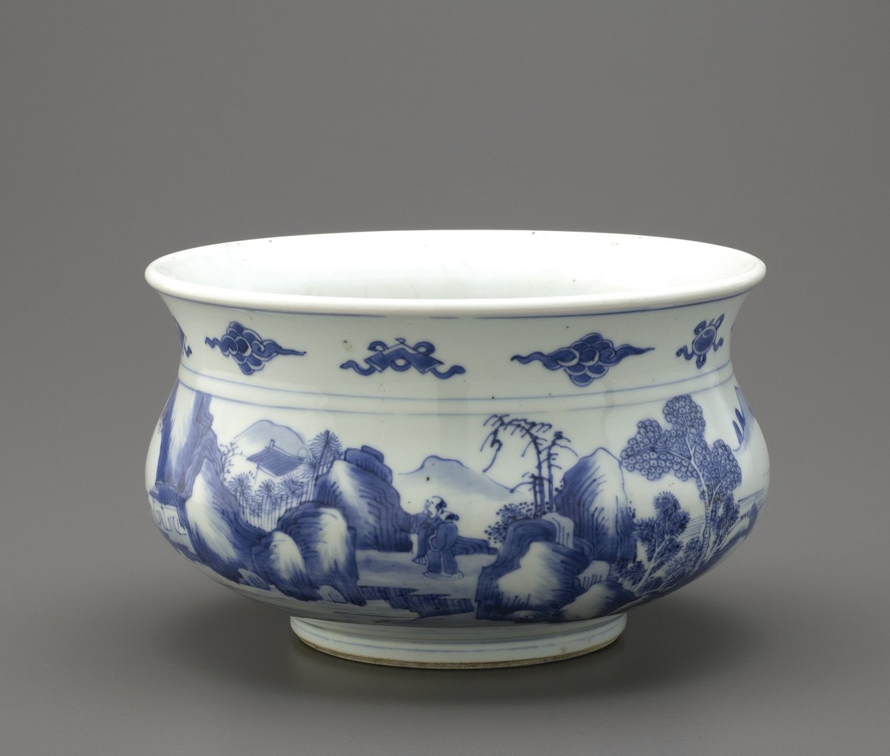 Rökelsebrännare, Jingdezhen, Jiangxi-provinsen (keramik) av Qing Dynasty Chinese School