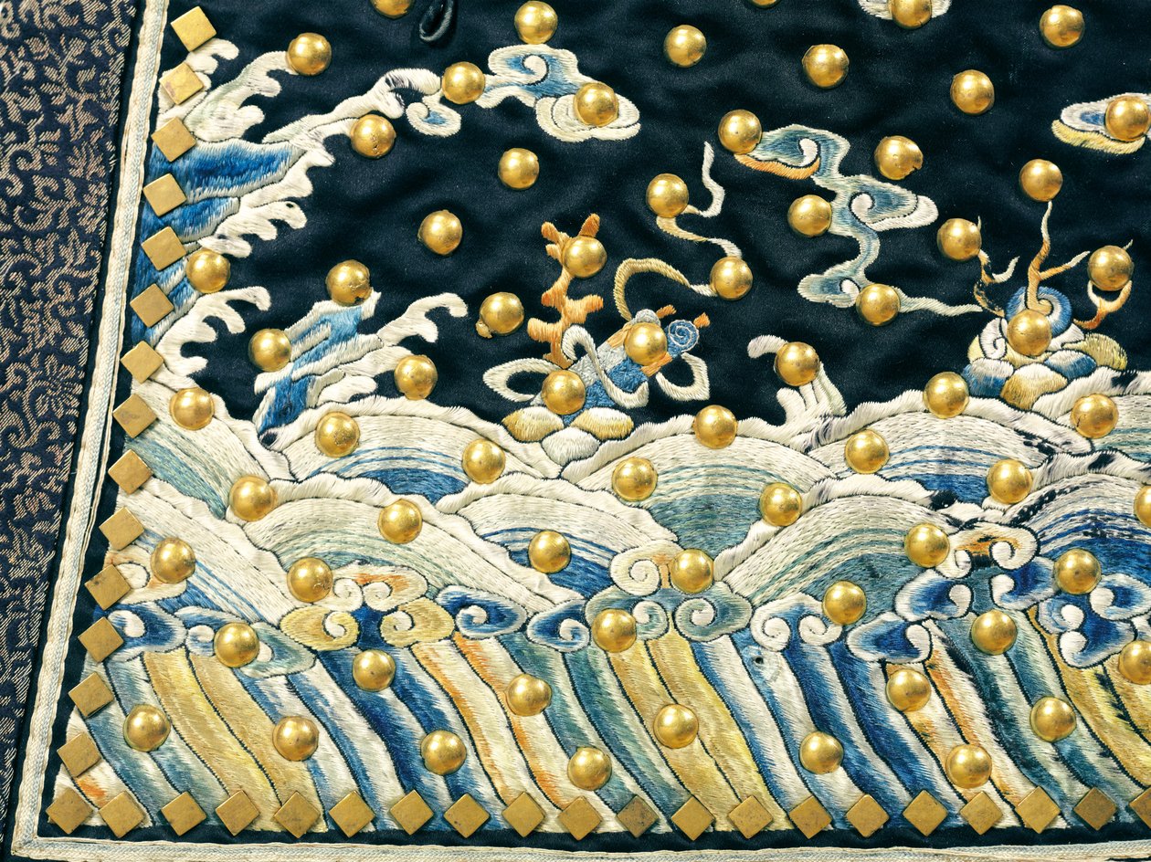 Sällsynt kejserlig gardists ceremoniella uniform, Qianlong / Jiaqing-perioden av Qing Dynasty Chinese School