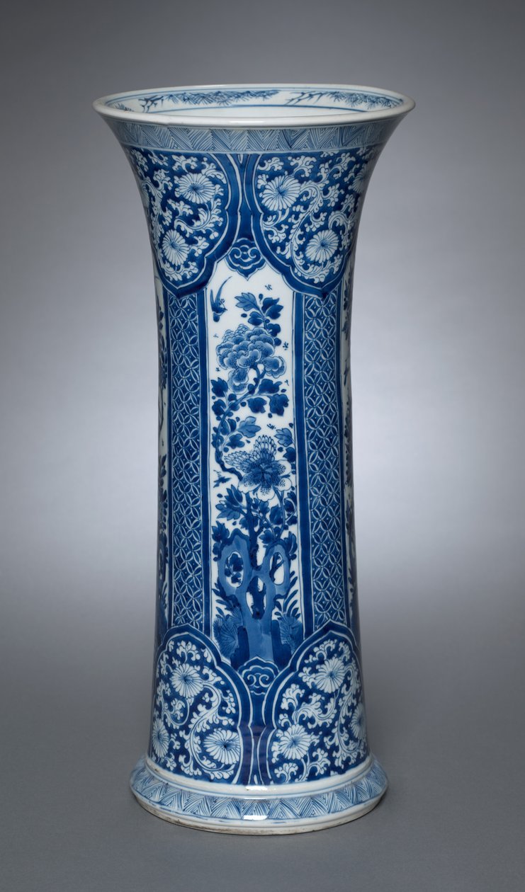 Vas med lock, 1662-1722 av Qing Dynasty Chinese School