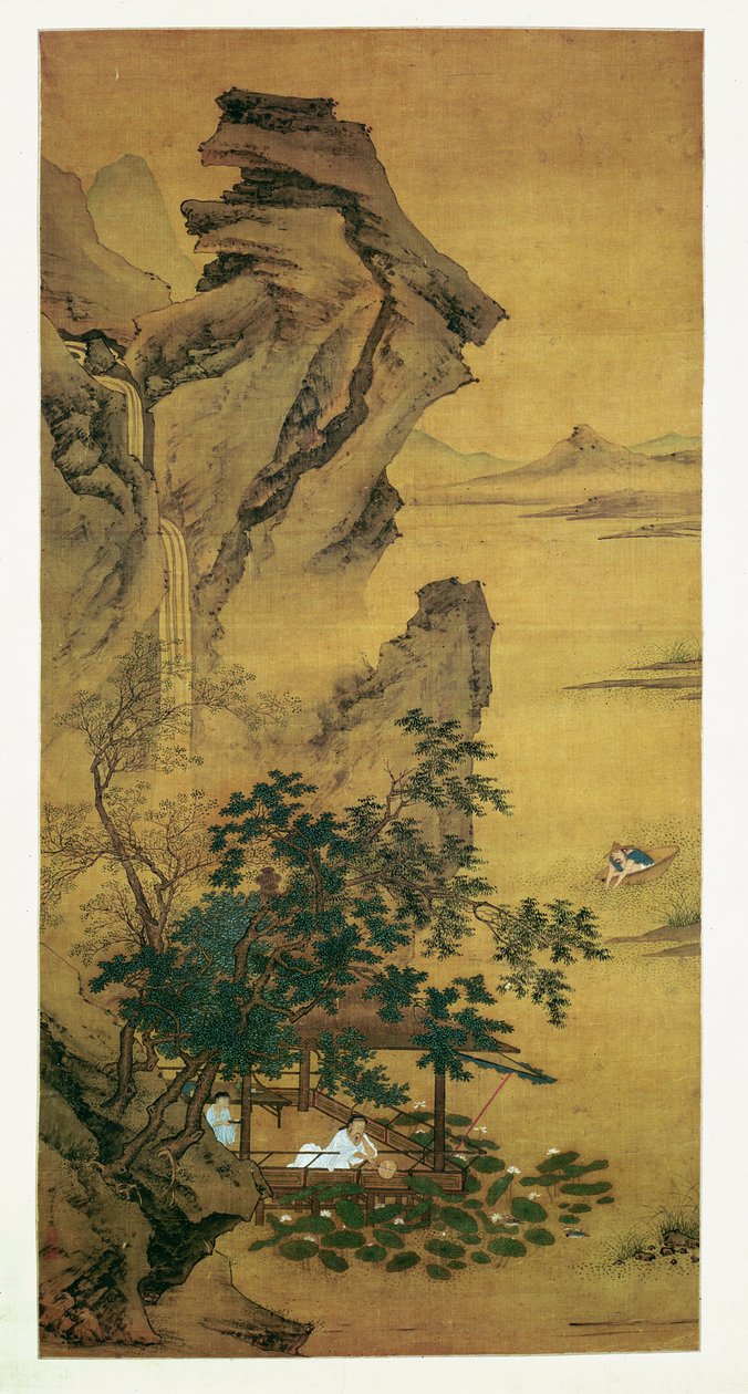 Summer Reverie vid Lotus Pond av Qiu Ying