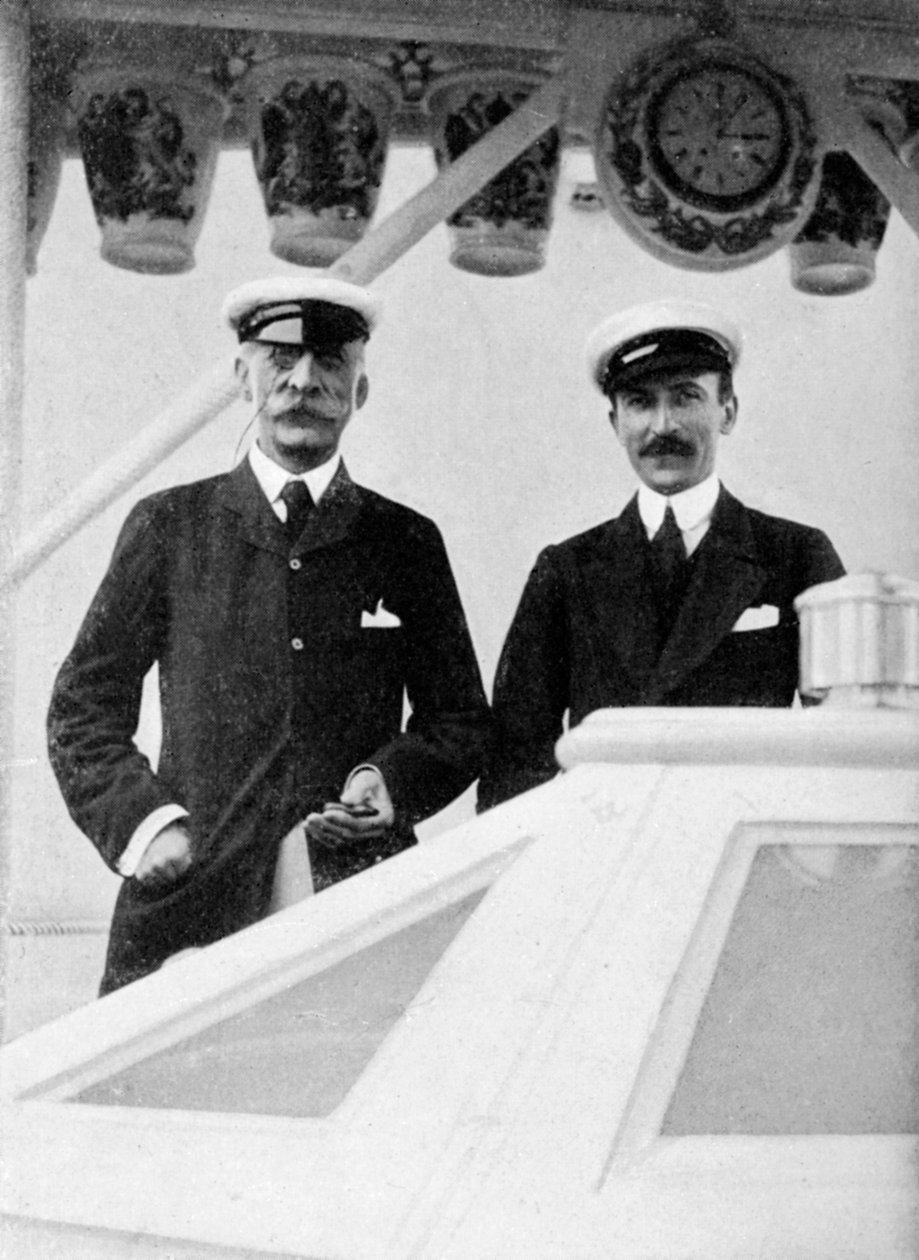 Greve Benckendorff och Lord Errington, 1908. av Queen Alexandra