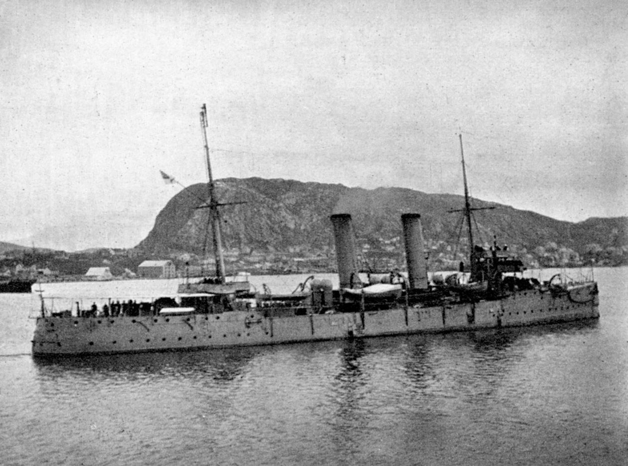 HMS Spartan utanför Norge, 1904 1908. av Queen Alexandra