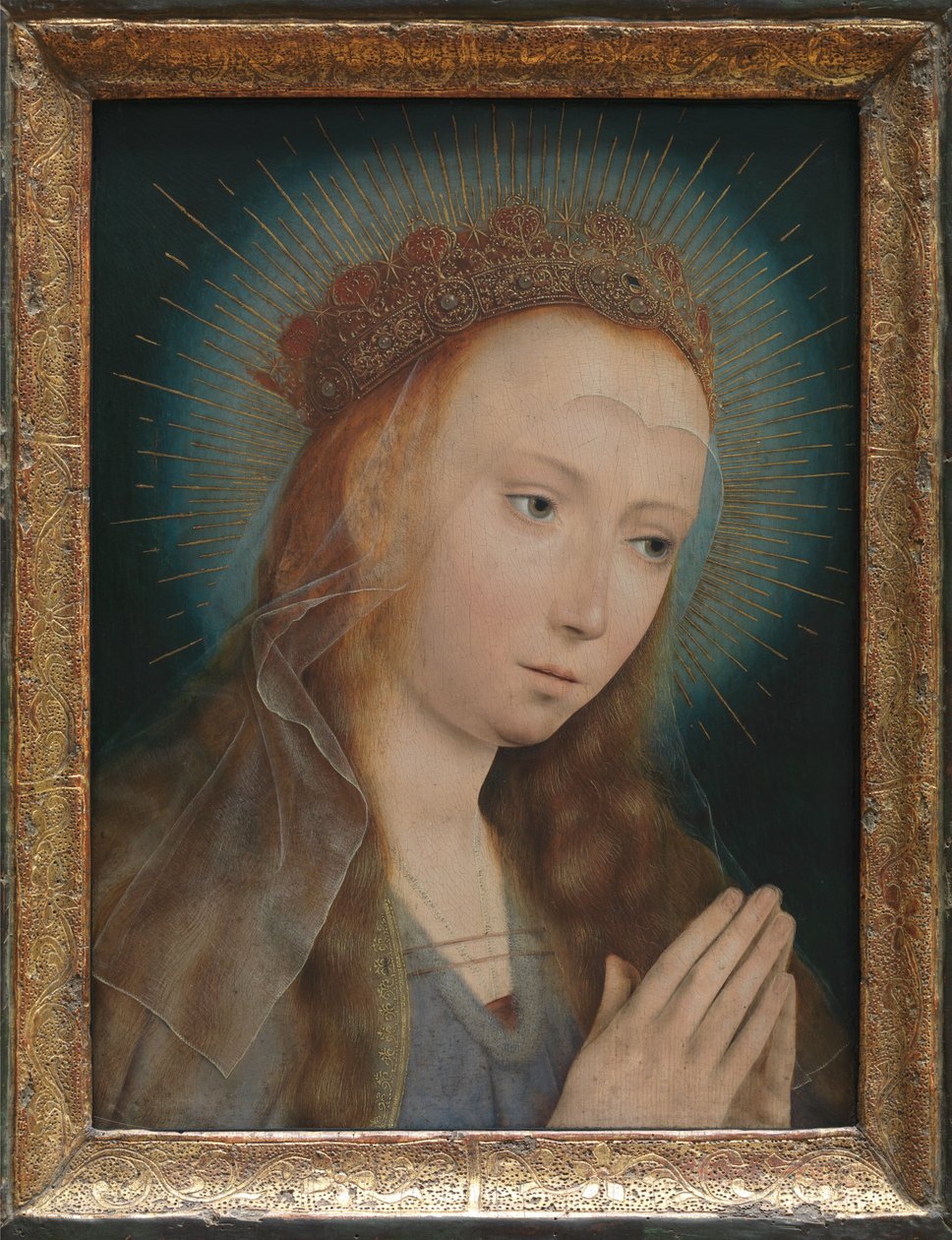 Jungfru i bön av Quentin Massys or Matsys