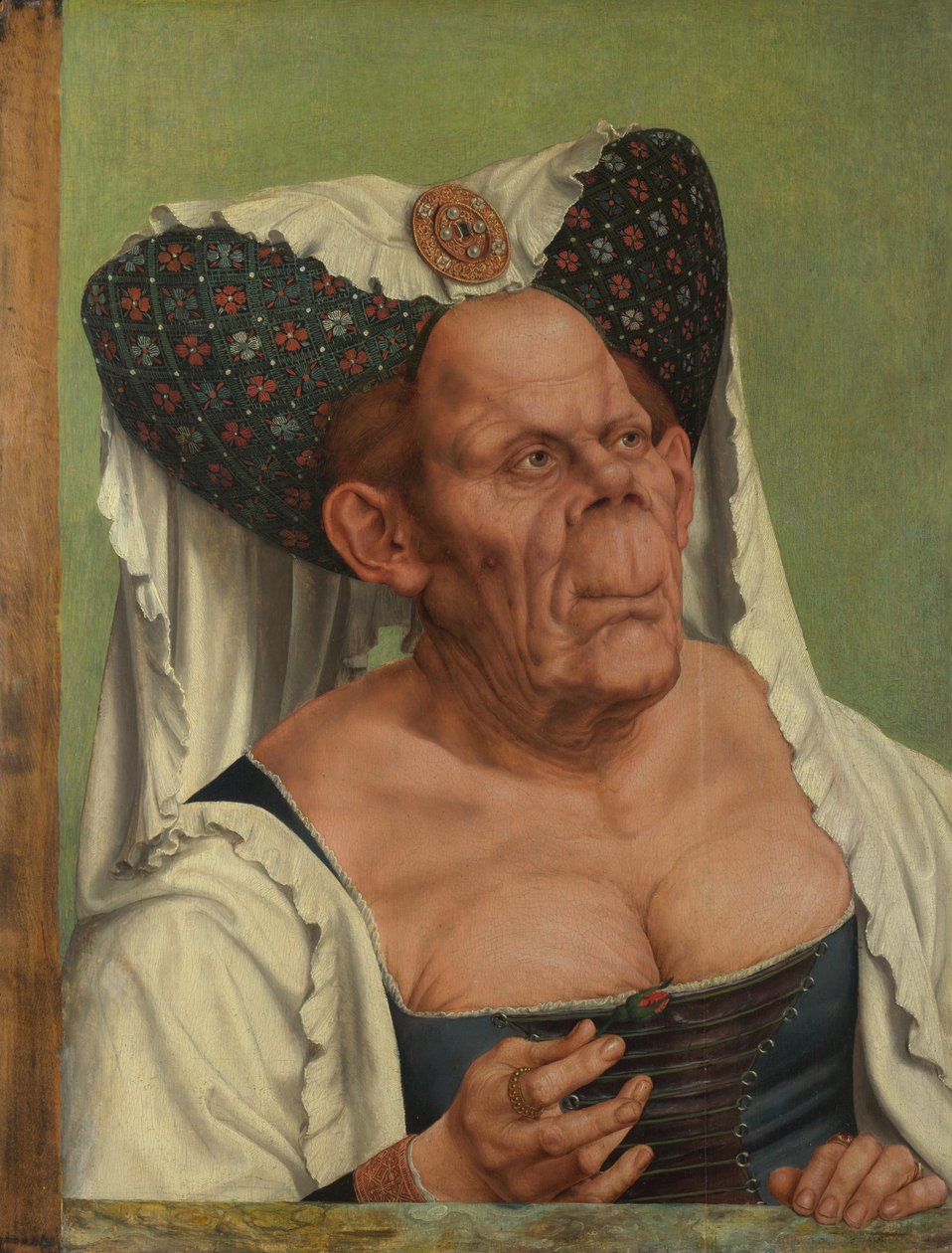 En gammal kvinna Den fula hertiginnan, ca. 1513 av Quentin Massys or Metsys