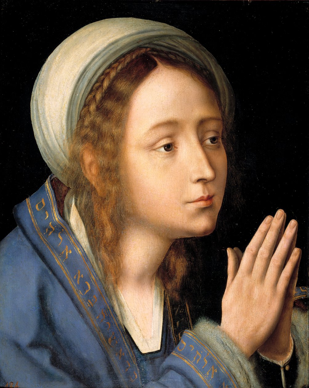 ""La vierge marie"" (Jungfru Maria) Målning av Quentin Metsys (Massys) (1466-1530) 1529 Dim 44x35 cm Museo del Prado, Madrid av Quentin Massys or Metsys