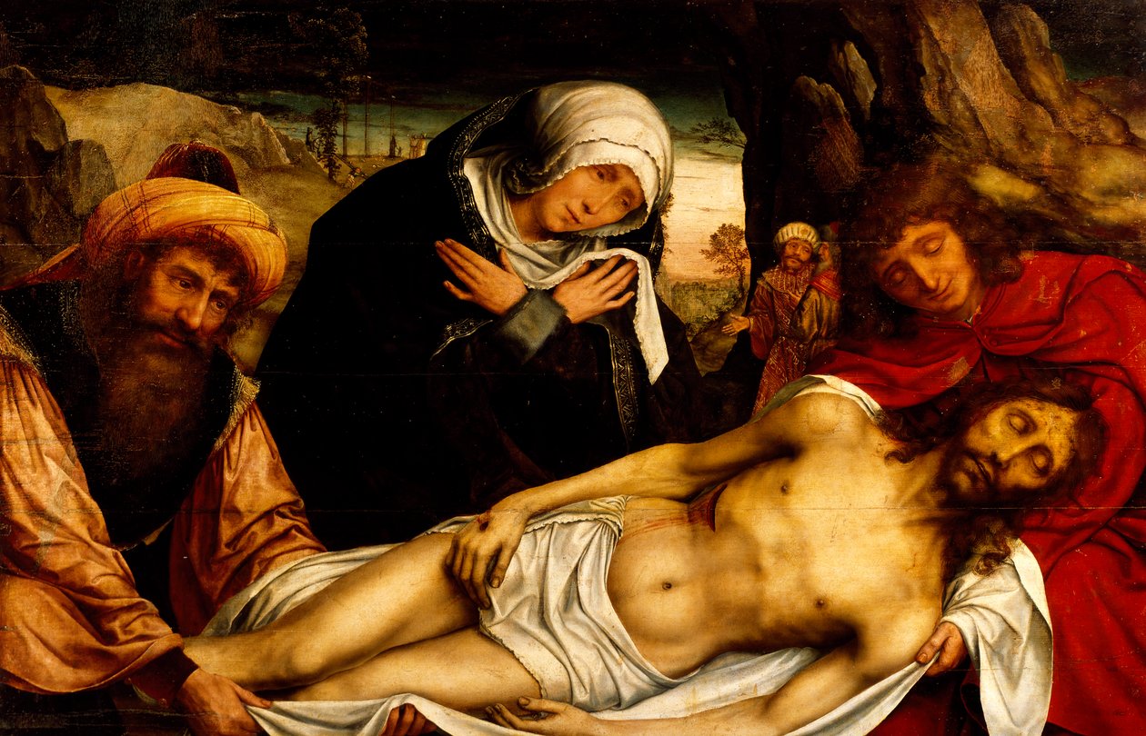 Pieta (1466-1530), Stiftsmuseet, Gaeta av Quentin Massys or Metsys