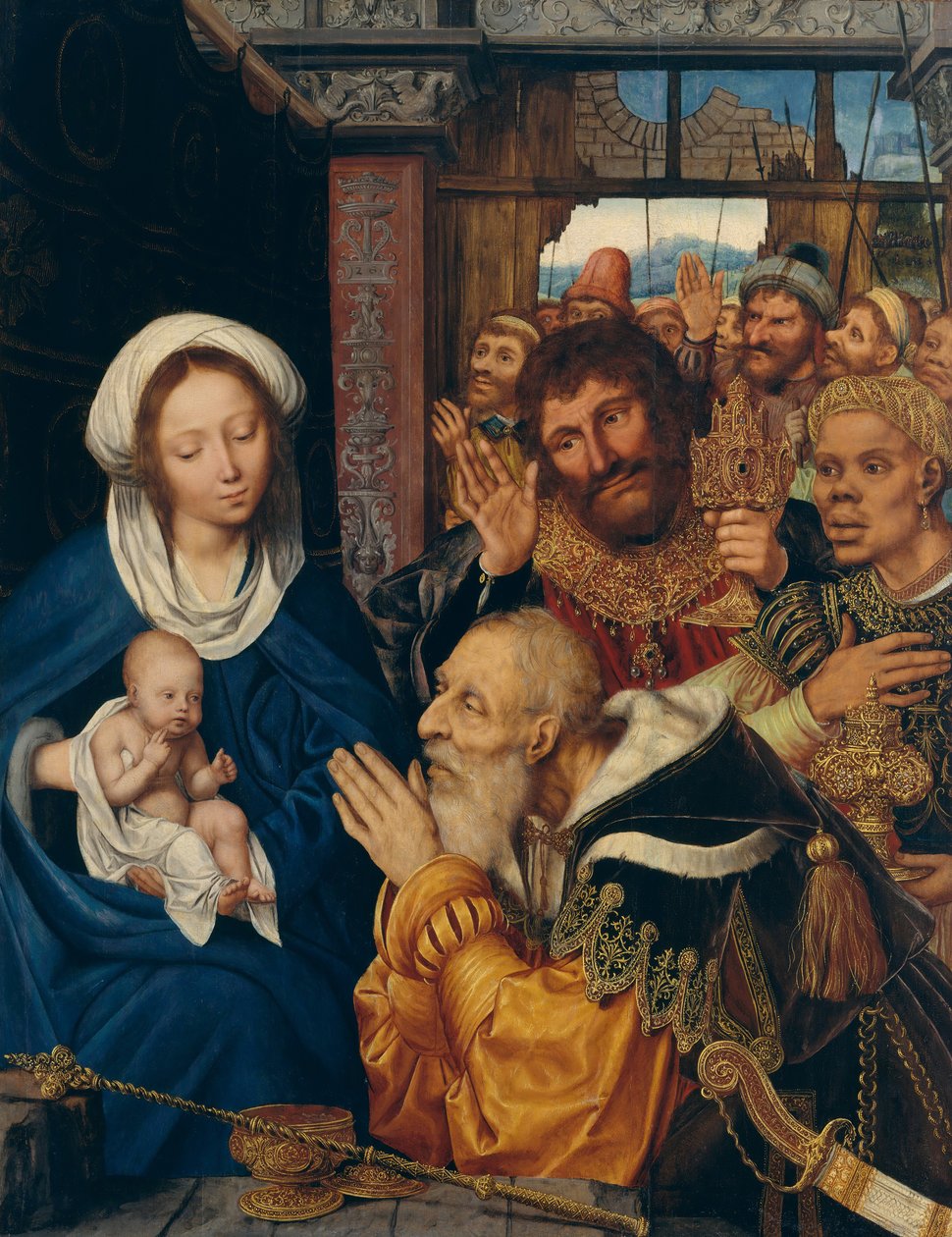 The Adoration of the Magi, 1526. av Quentin Metsys I