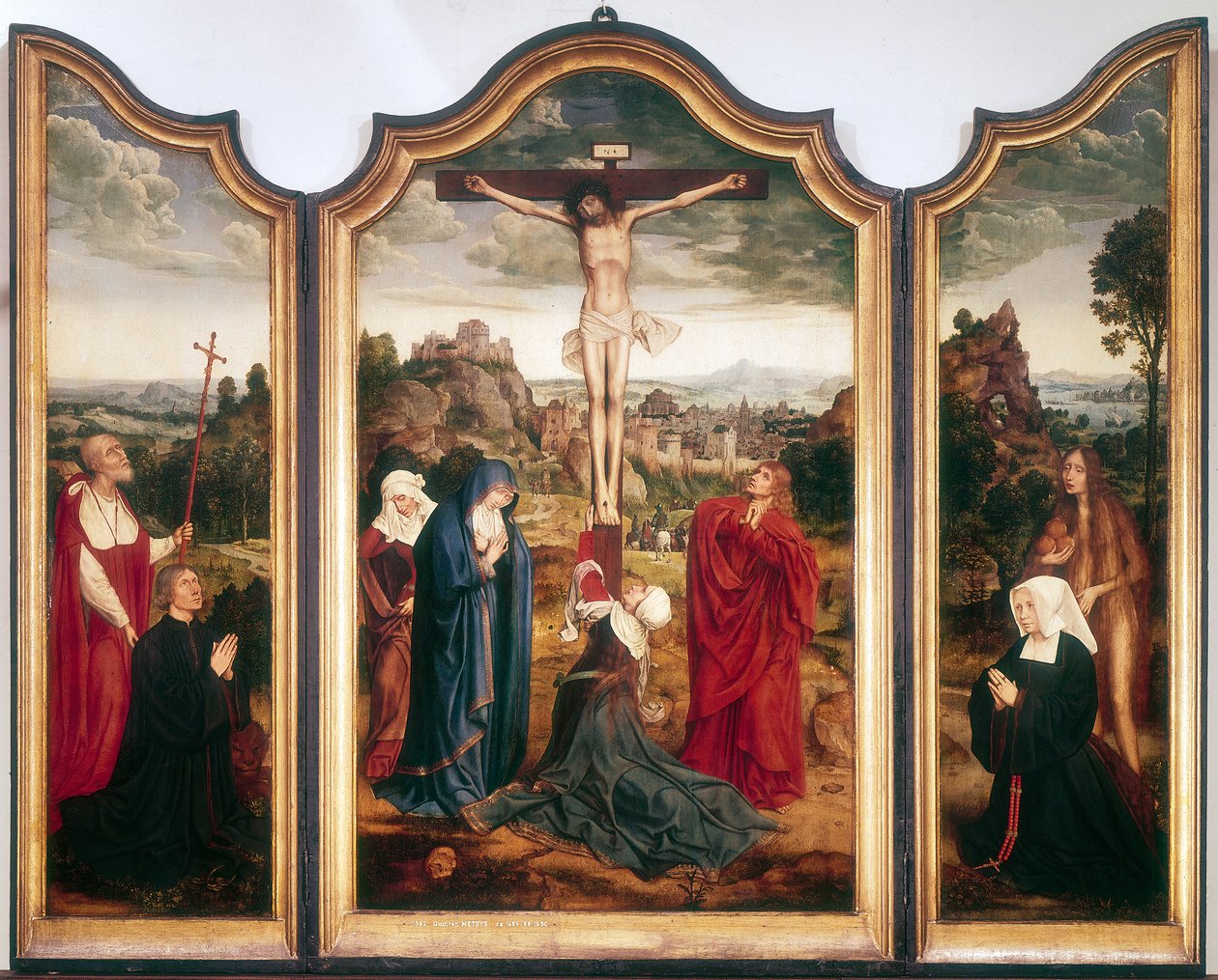 Triptyk, c1486-1530 av Quentin Metsys I