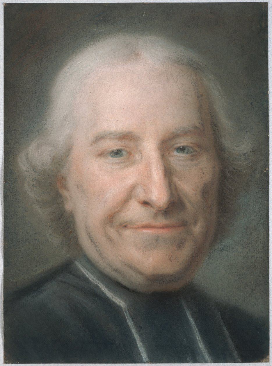 Porträtt av Claude Charles Deschamps av Quentin de la Latour
