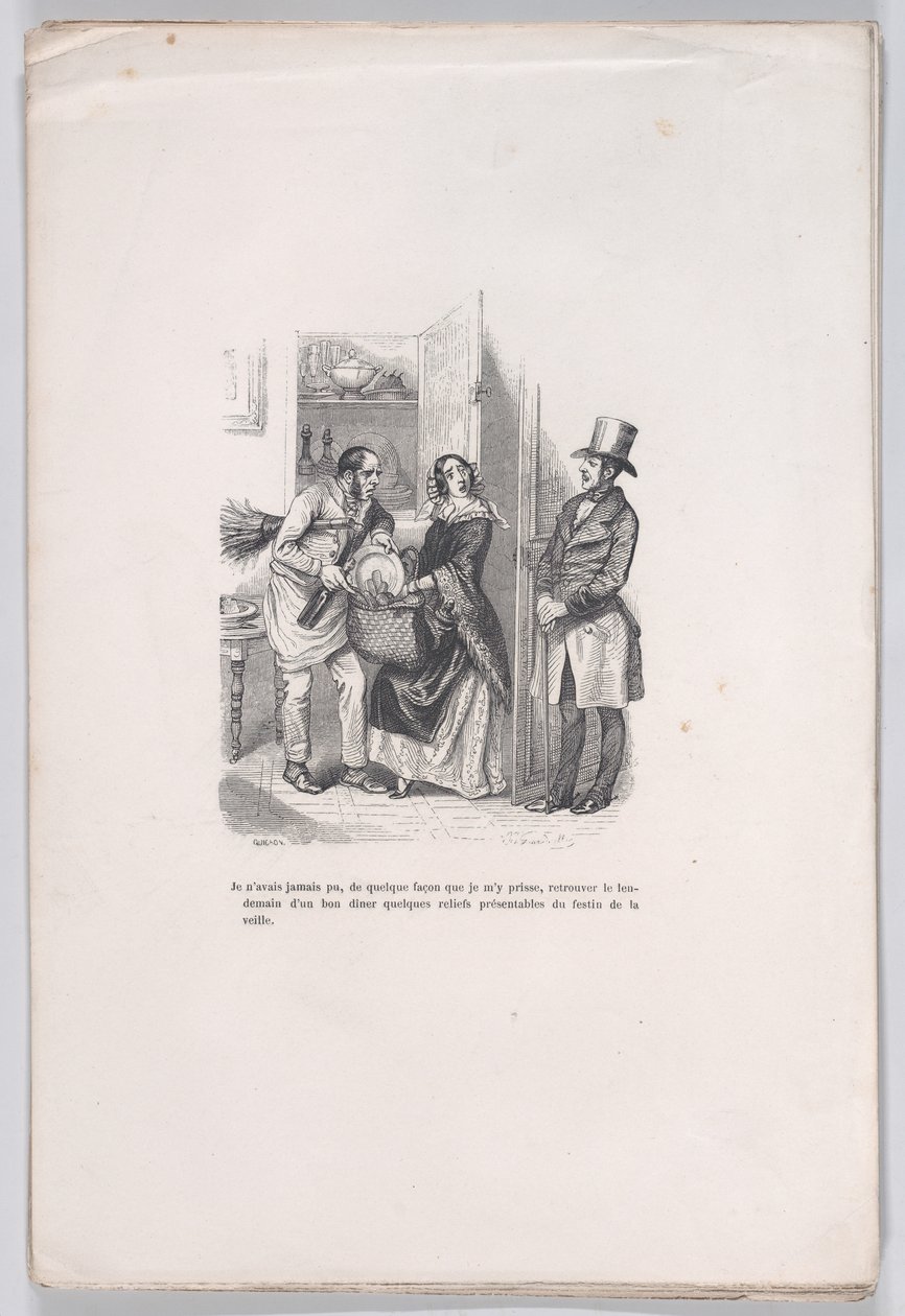 Rester från människolivets små elände, 1843. av Quichon