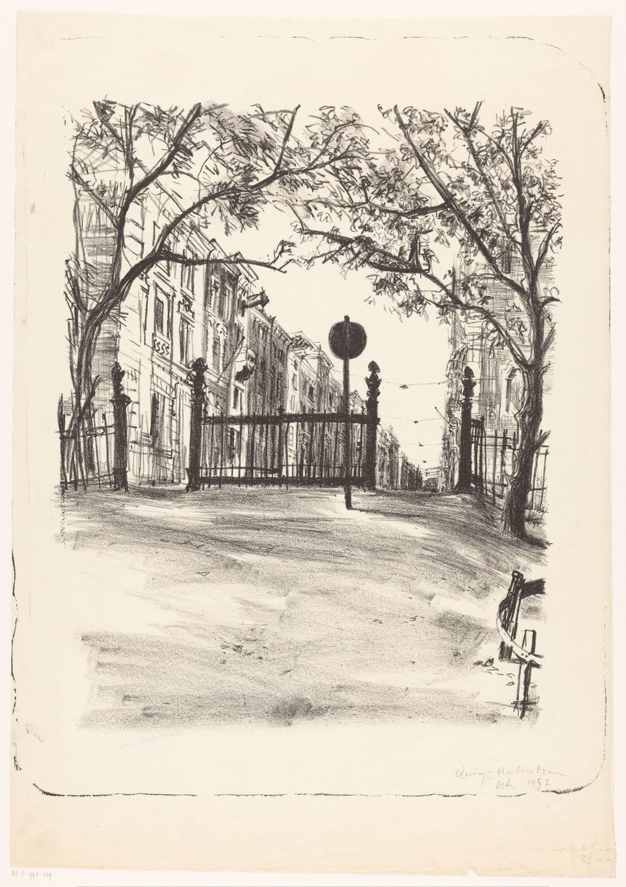 Avsluta från Vondelpark av Quirijn Halbertsma (signed by artist)
