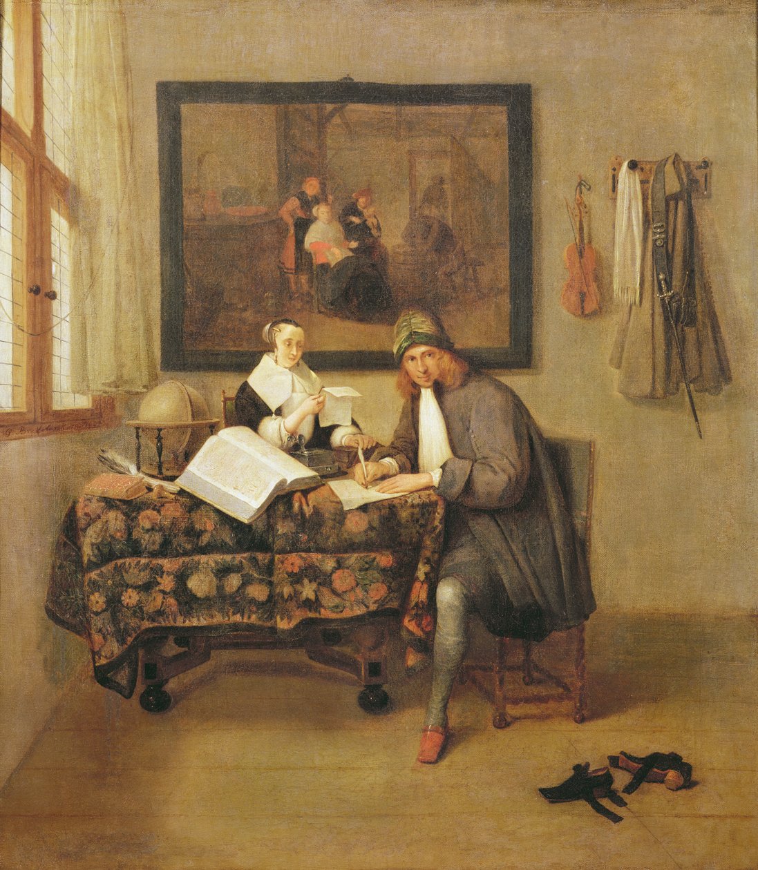 Det flitig liv, 1662 av Quiringh Van Brekelenkam