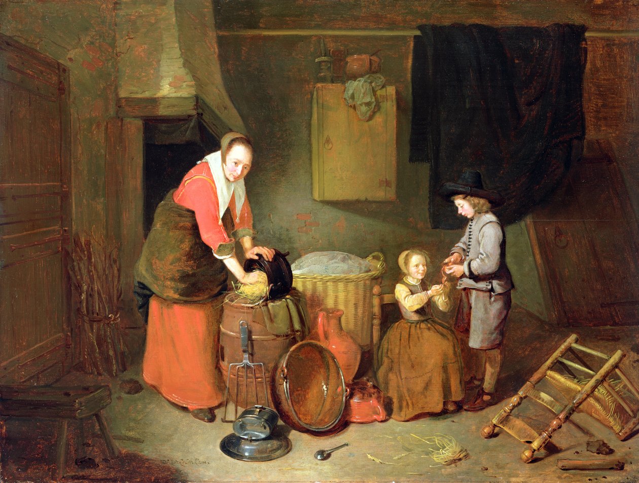 En köksinredning, 1600-talet av Quiringh Gerritsz. van Brekelenkam
