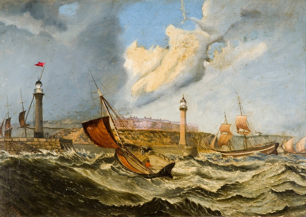 Utanför Sunderland, 1871 av R. Mills