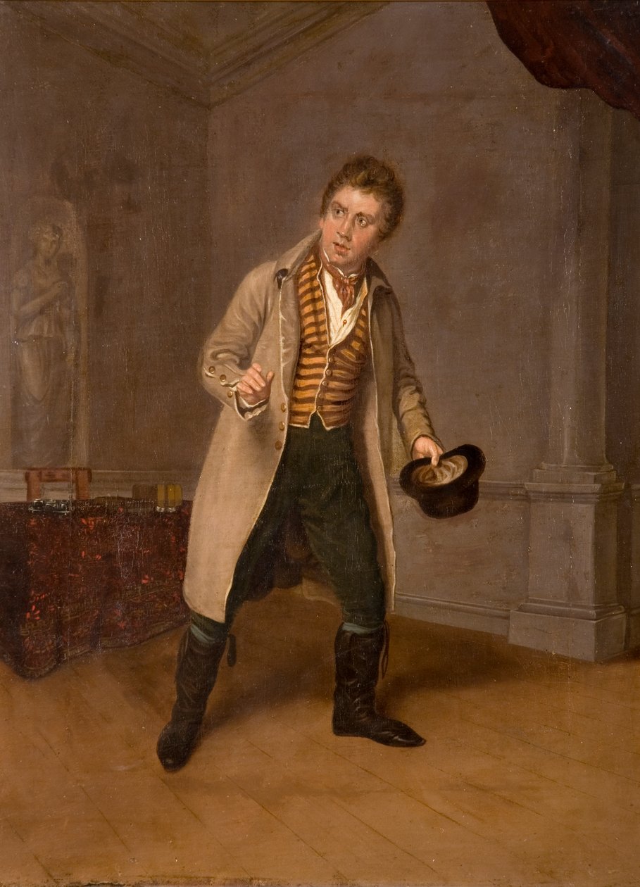 John Emery som Tyke i Thomas Mortons "The School of Reform" av R. Robinson