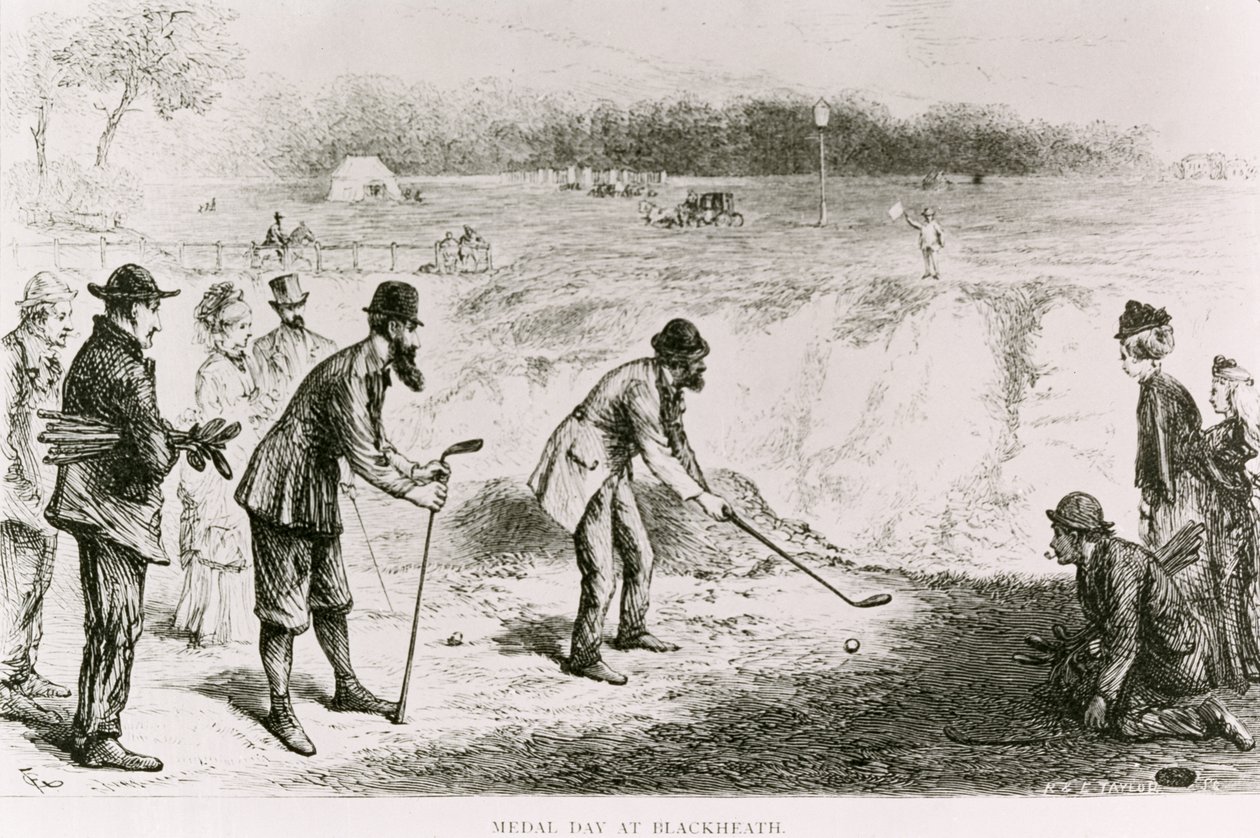 Medal Day at Blackheath, illustration från Daily News, 1874 av R. and E. Taylor