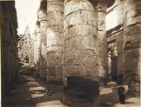 Stora templet i Karnak av R.M. Junghaendel