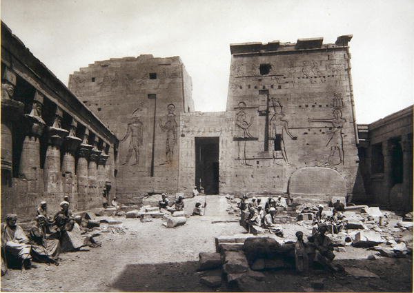 Isis tempel i Philae av R.M. Junghaendel