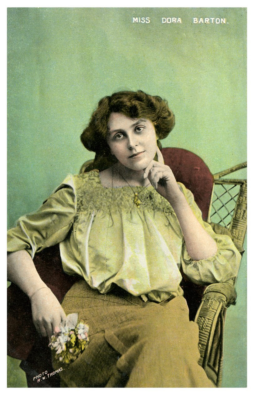 Dora Barton, brittisk skådespelerska, c1905-1919. av RW Thomas