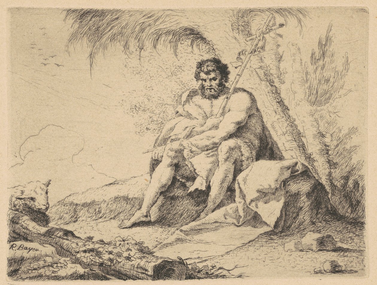 Johannes Döparen och Lammet av R. Bayeu