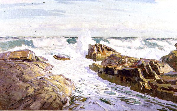Morgonljus, St. Ives, ca 1922 av R. Borlase Smart