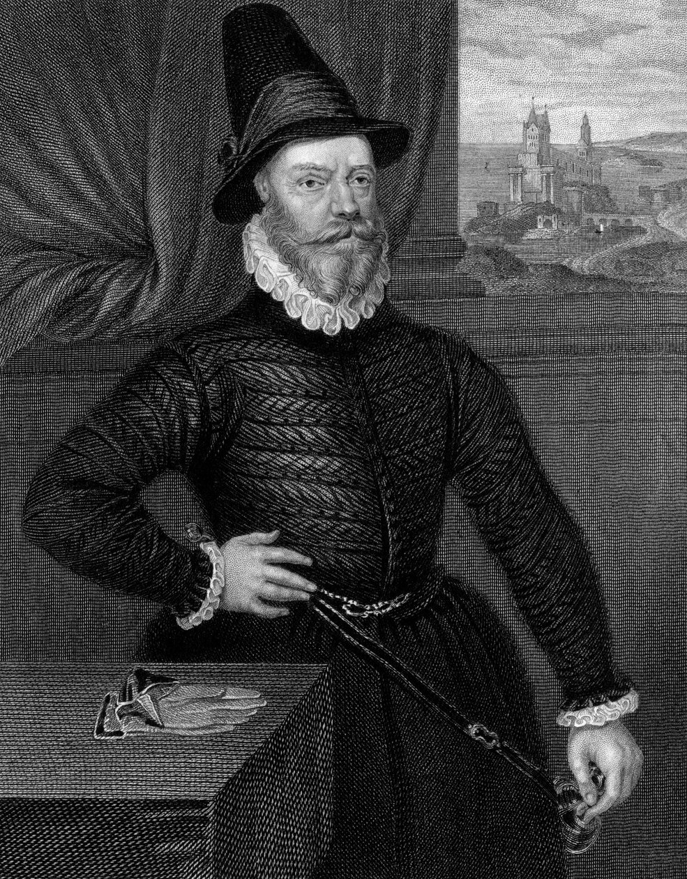 James Douglas, 4:e earl av Morton c1525-1581, 1824. av R. Cooper