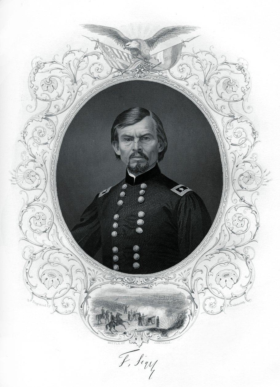 General Franz Sigel, unionsgeneral i det amerikanska inbördeskriget, 1862-1867. av R. Dudensing