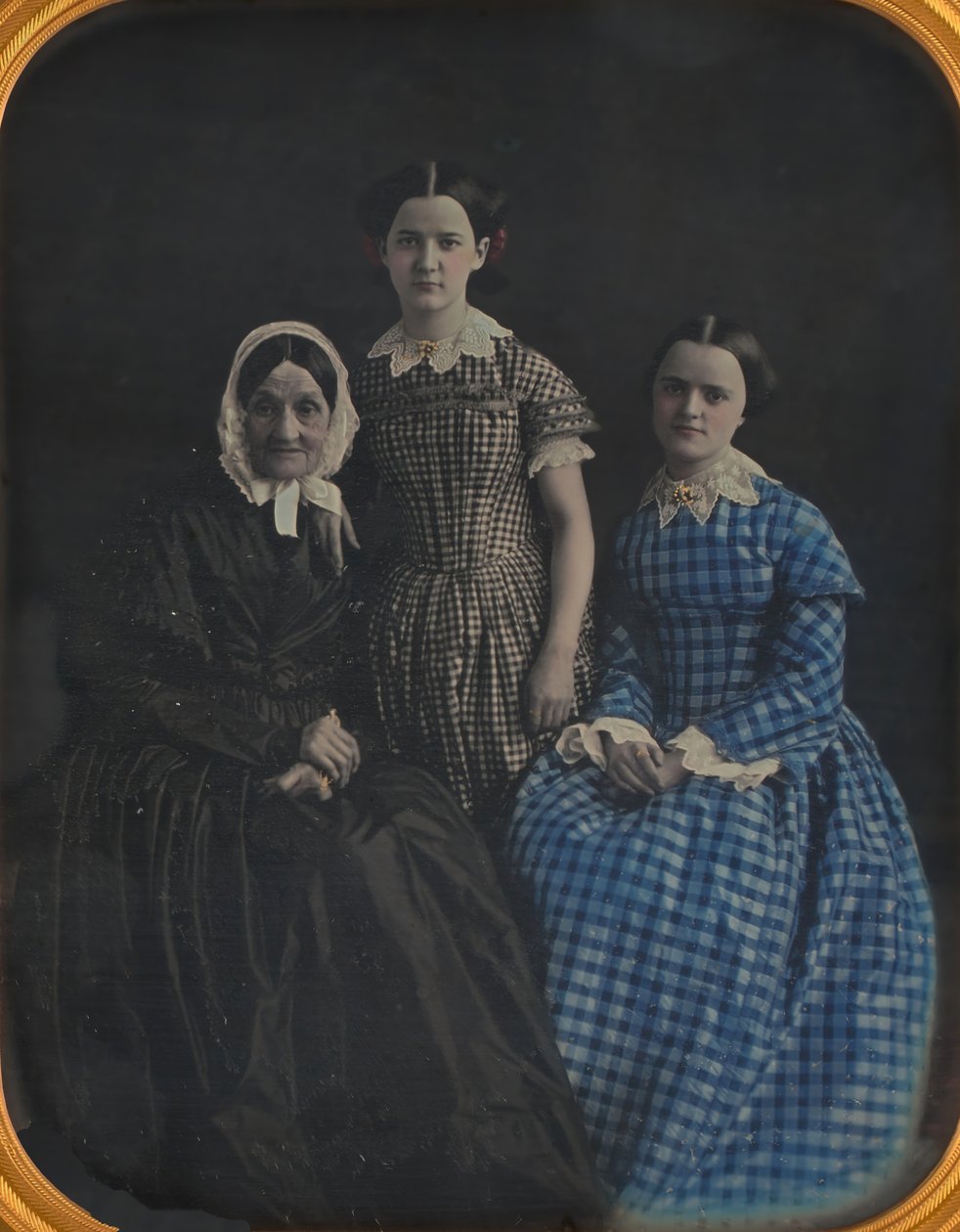 Untitled Portrait of Three Women, 1860. av R. Emmert Churchill