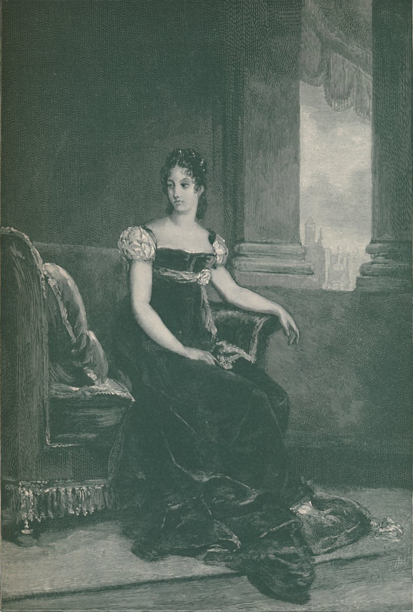 Eugénie Bernardine-Desireé Clary - Mme. Bernadotte, Sveriges drottning, 1811, 1896. av R. G. Tietze