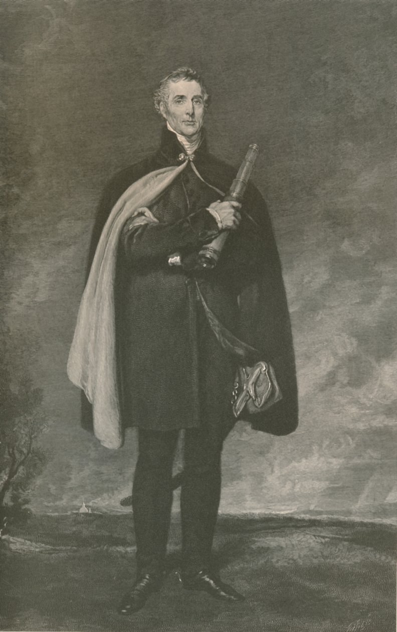 Fältmarskalk Arthur Wellesley, hertig av Wellington, c1810, 1896 av R. G. Tietze