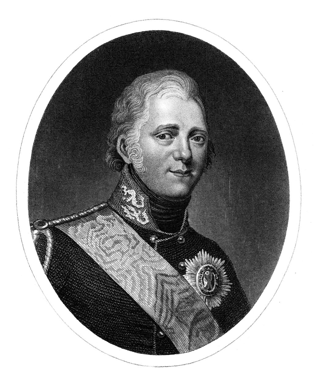 Alexander I, Rysslands tsar, 1826. av R. Page