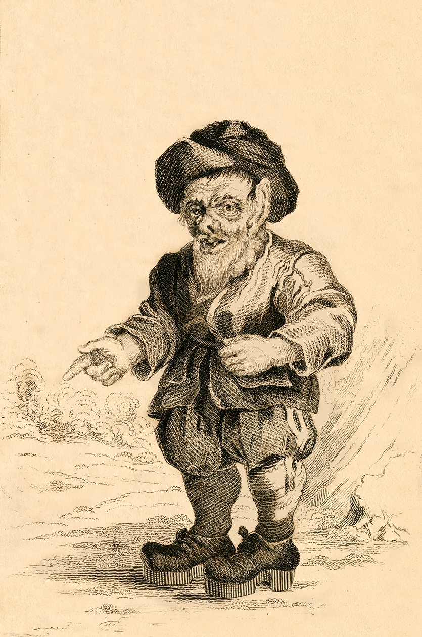 Bertholde, premiärminister för Alboinus kung av Lombardiet, 1821. av R. Page