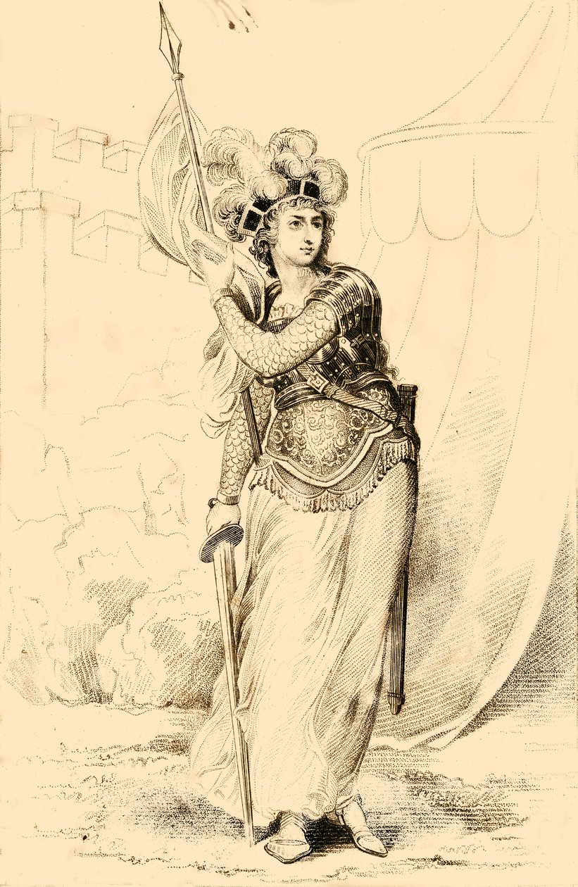Joan DArc, Maid of Orleans, 1821. av R. Page