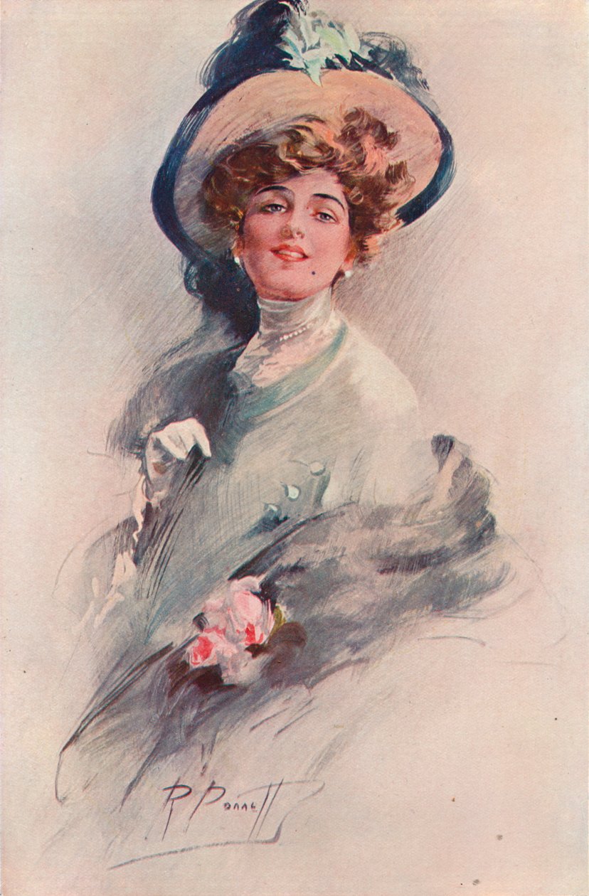 En studie i färg, c1908 av R. Ponnett