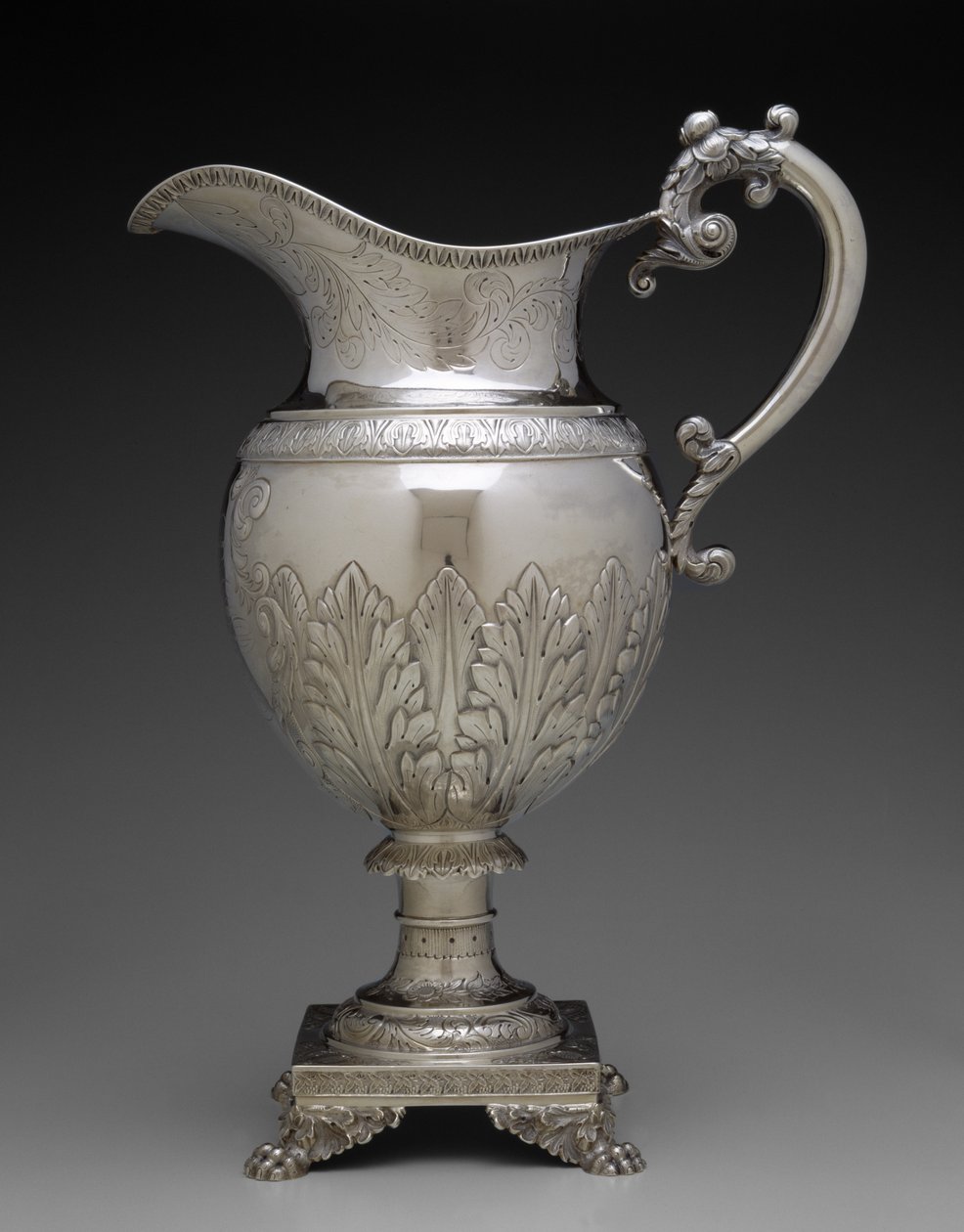 Pitcher, c. 1839 (silver) av R. and W. Wilson