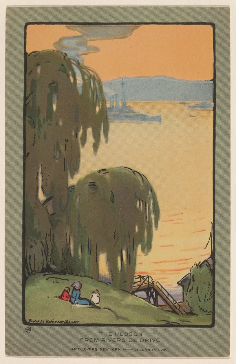 Hudson från Riverside Drive av Rachael Robinson Elmer