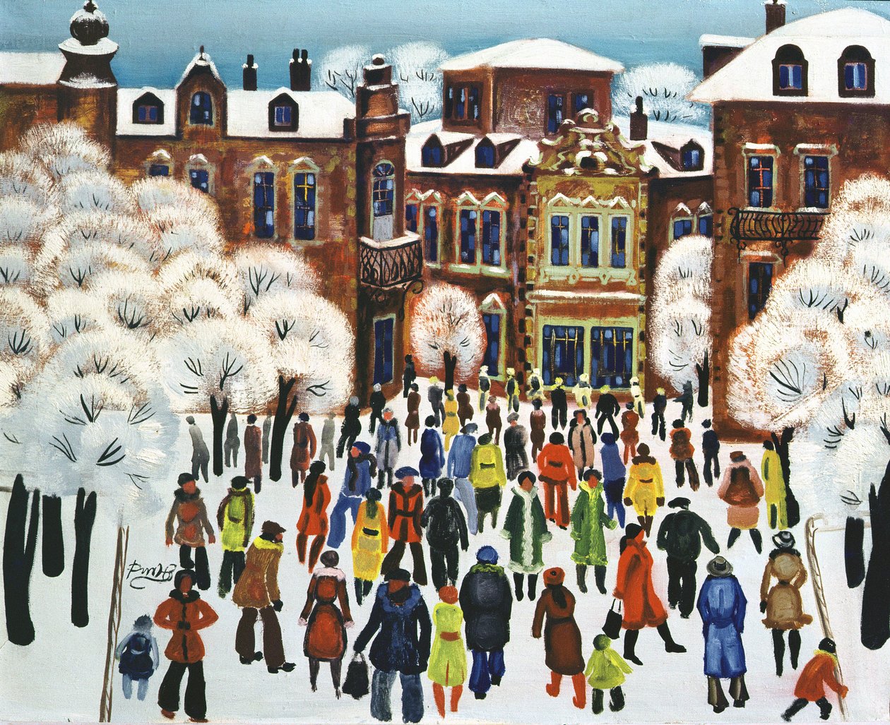Vinterdag i staden, 1975 av Radi Nedelchev