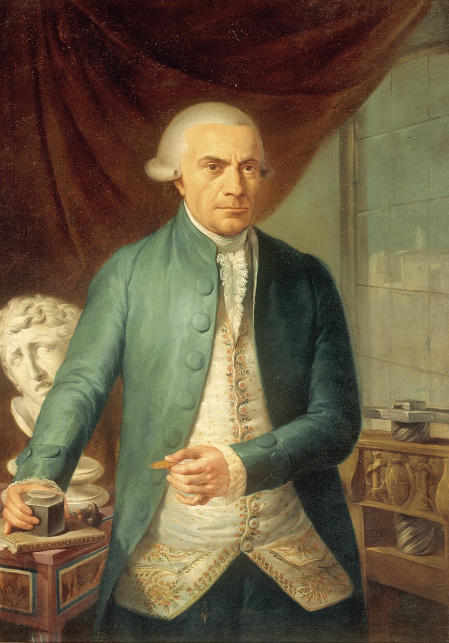 Portrait of Gerónimo Antonio Gil av Rafael Ximeno y Planes