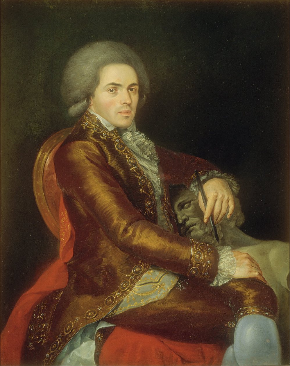 Portrait of Manuel Tolsá av Rafael Ximeno y Planes