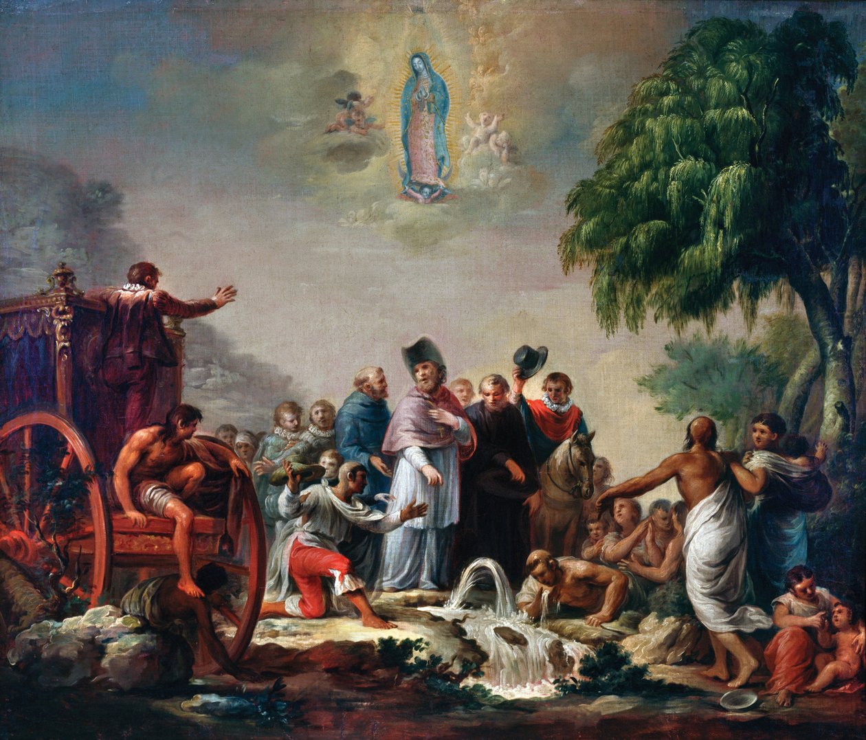 The Miracle of the Little Spring av Rafael Ximeno y Planes