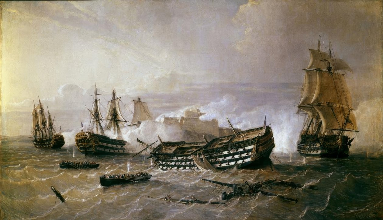 Försvar av Havannaudden 1762 av Rafael Monleon y Torres
