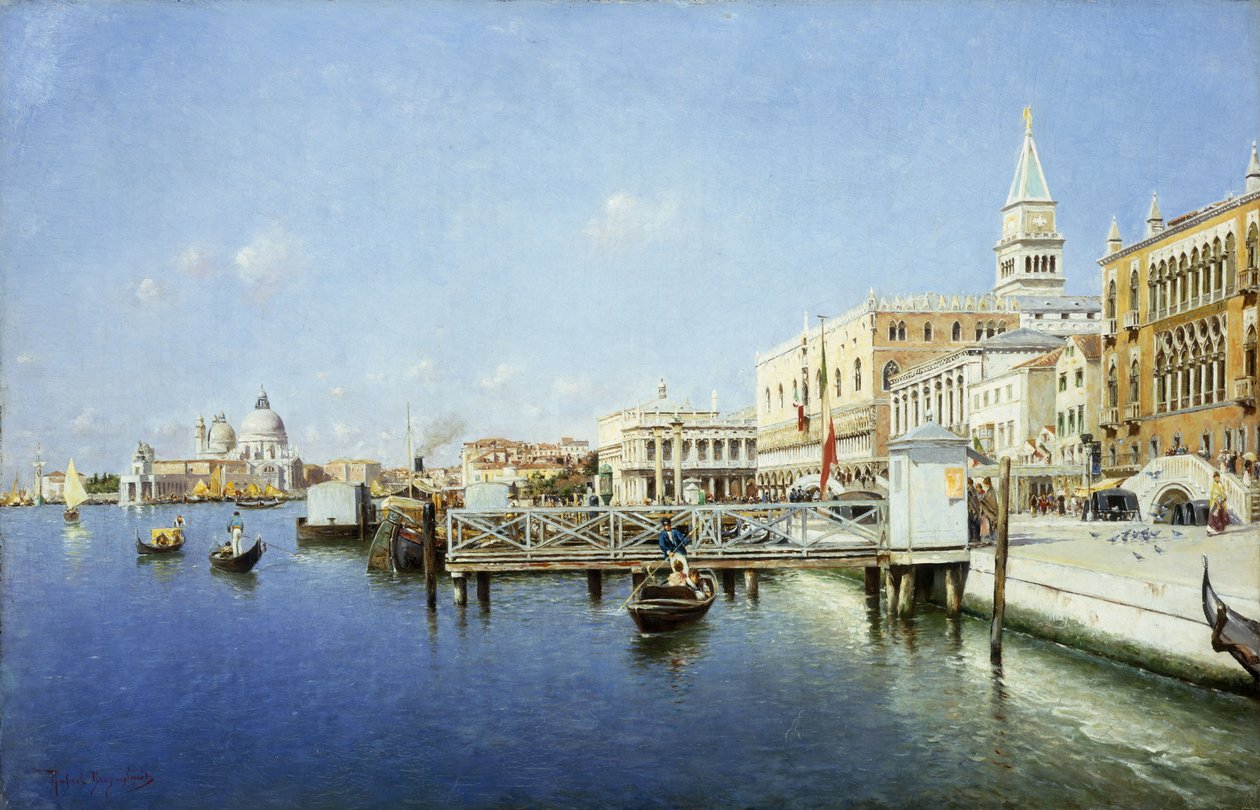 Utsikt över Venedig av Rafael Senet