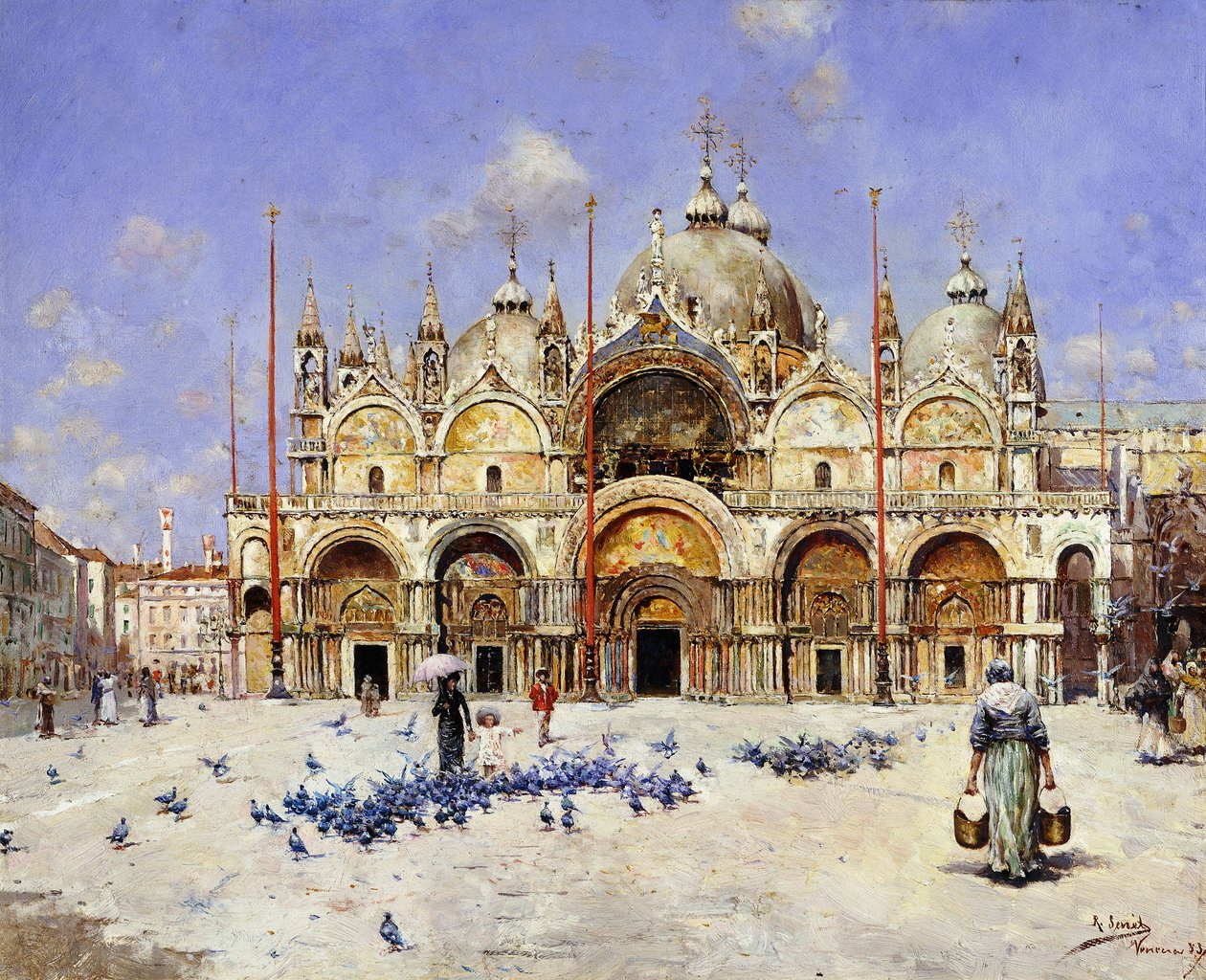 San Marco, Venedig, 1883 av Rafael Senet
