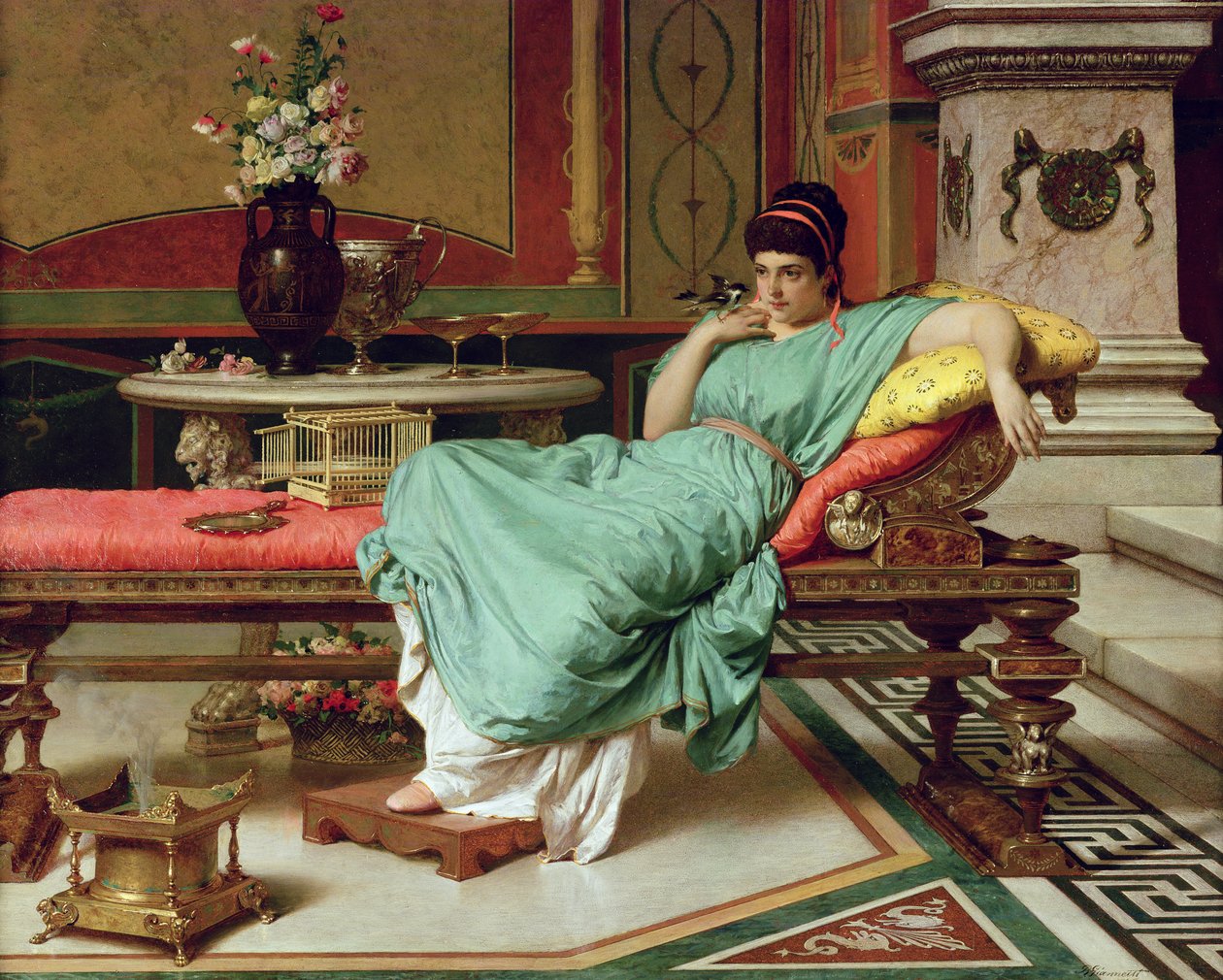 En pompeiansk skönhet av Raffaele Giannetti